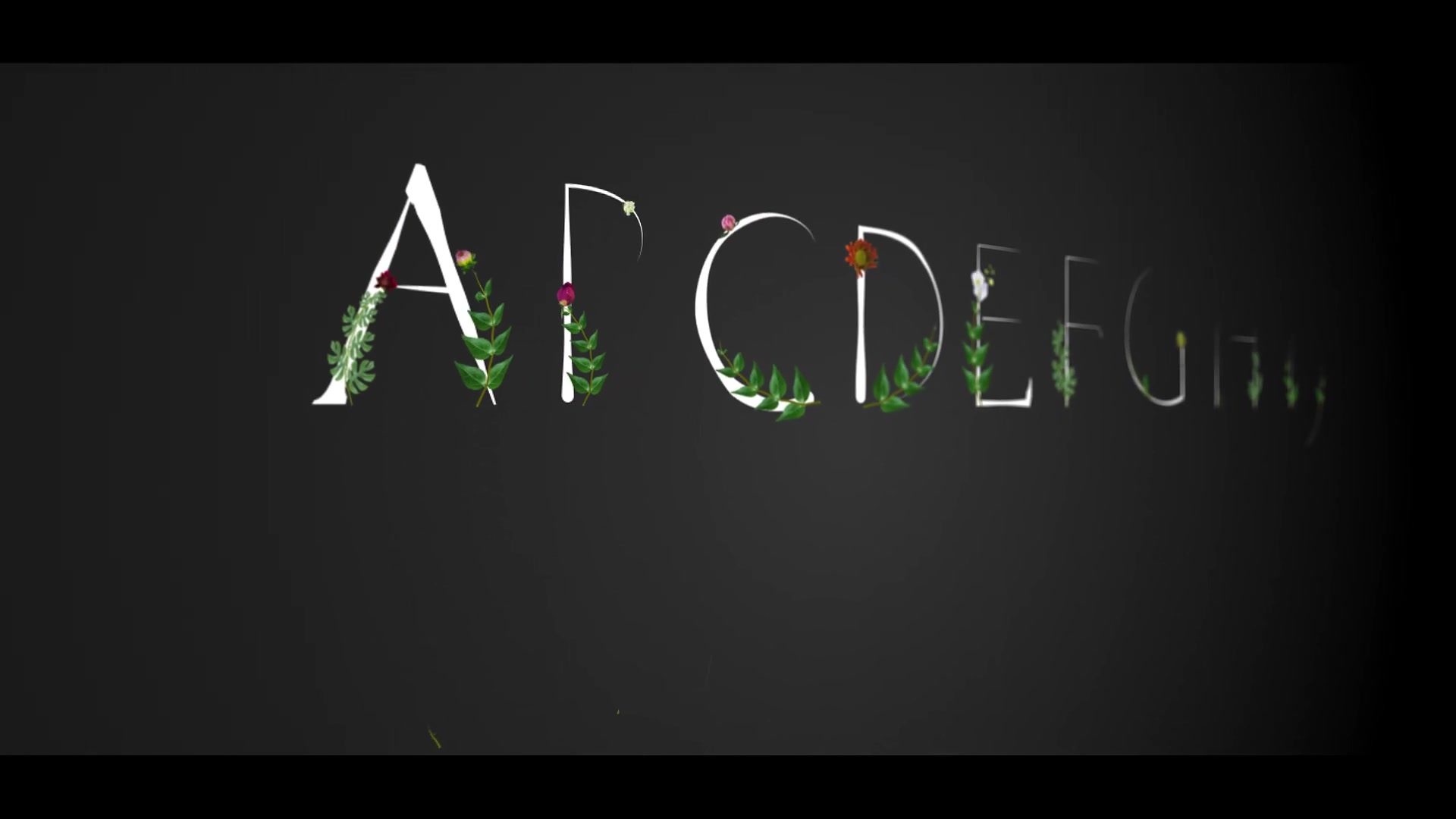 Flower Typeface | After Effects Videohive 38550255 After Effects Image 8