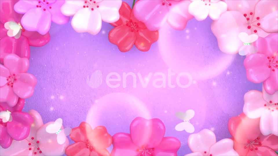 Flowers and Butterflies - Download Videohive 21713618