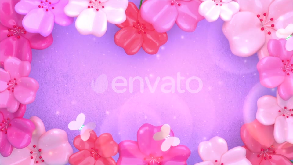 Flowers and Butterflies - Download Videohive 21713618