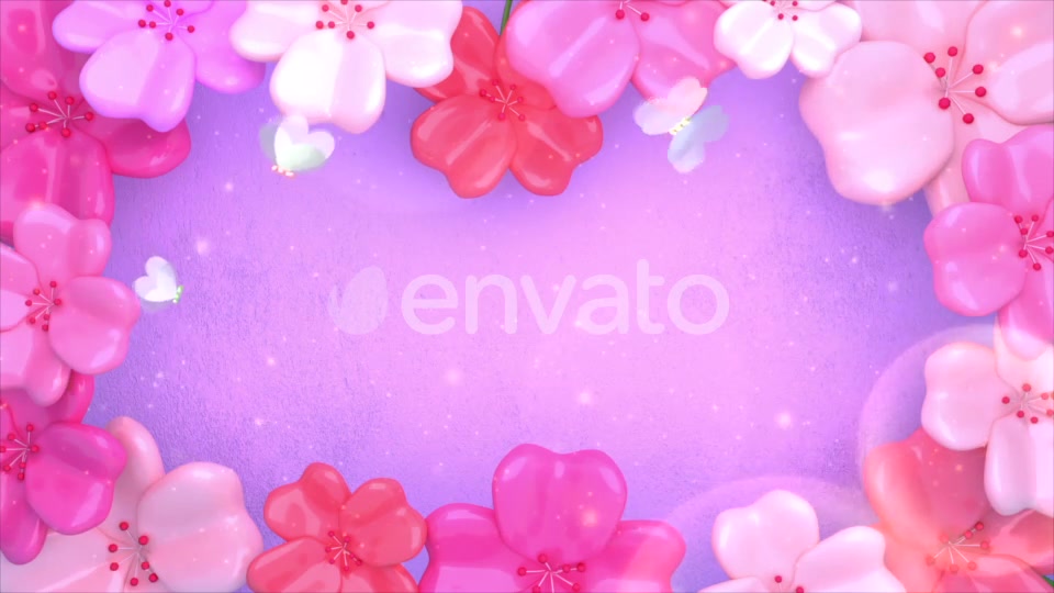 Flowers and Butterflies - Download Videohive 21713618