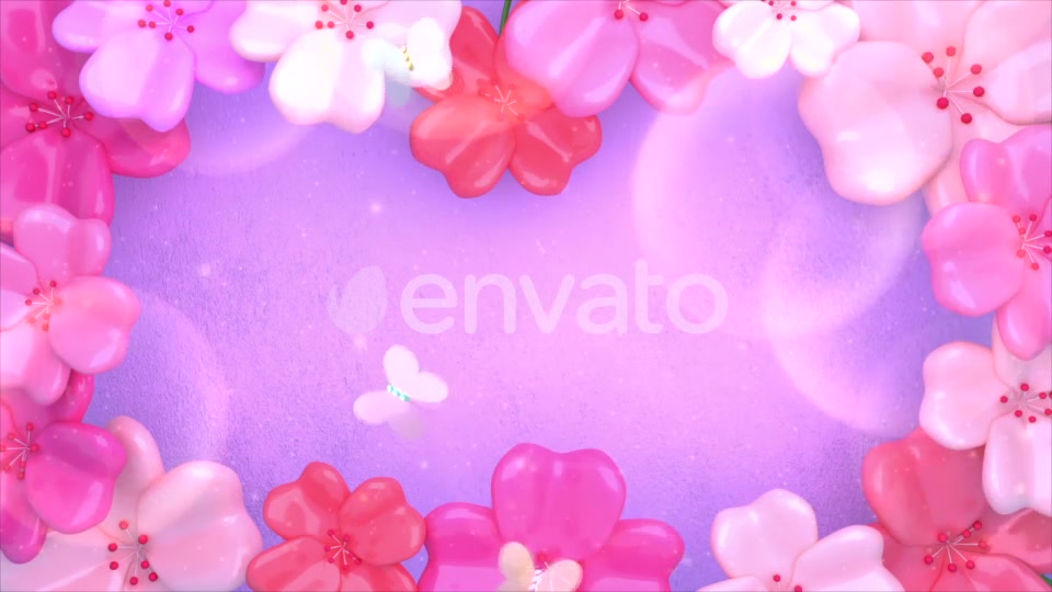 Flowers and Butterflies - Download Videohive 21713618