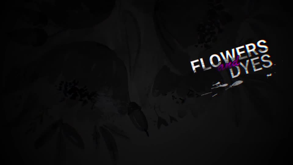 Flowers and Dyes Intro Videohive 24276097 After Effects Image 1