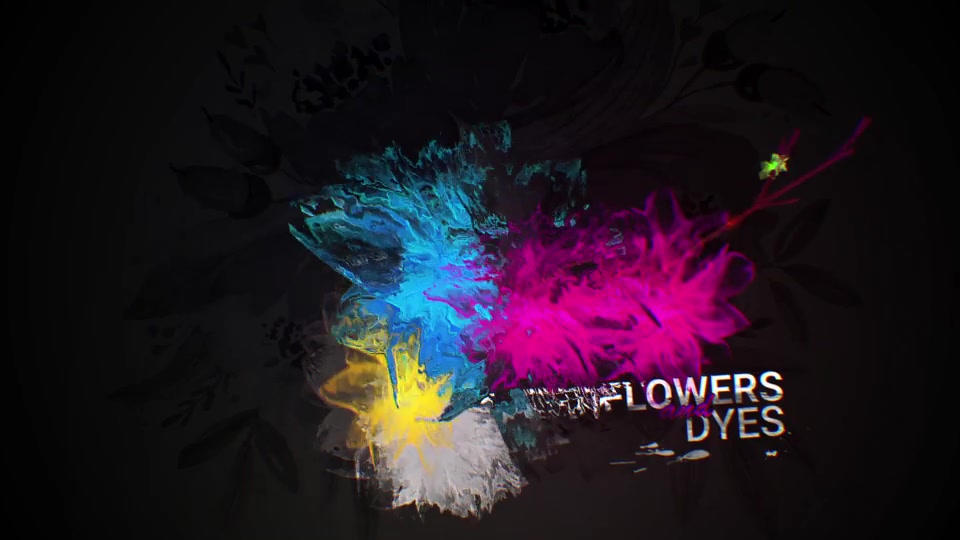 Flowers and Dyes Intro Videohive 24276097 After Effects Image 3