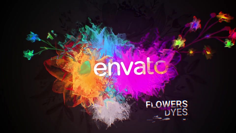 Flowers and Dyes Intro Videohive 24276097 After Effects Image 4