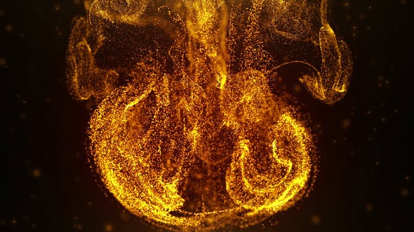 Flowing Particles Drop Logo - 25330725 Download Videohive