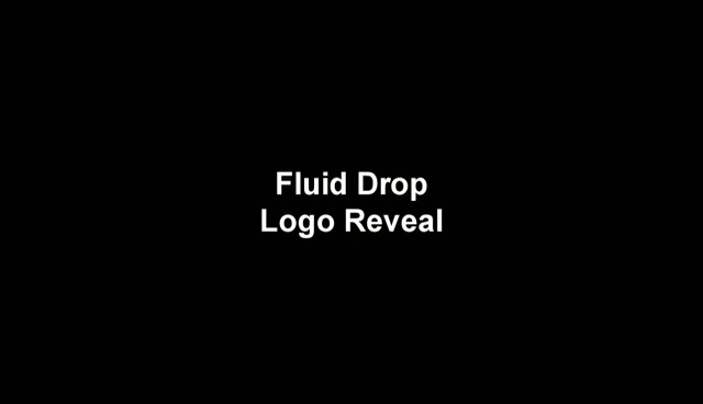 Fluid Drop Logo Reveal Videohive 7136867 After Effects Image 2