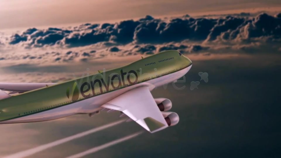 Fly With Us Airplane Logo - Download Videohive 4319334