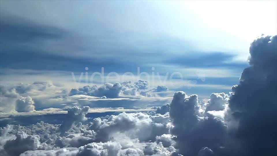 Flying Above the Clouds 4  Videohive 1755035 Stock Footage Image 2