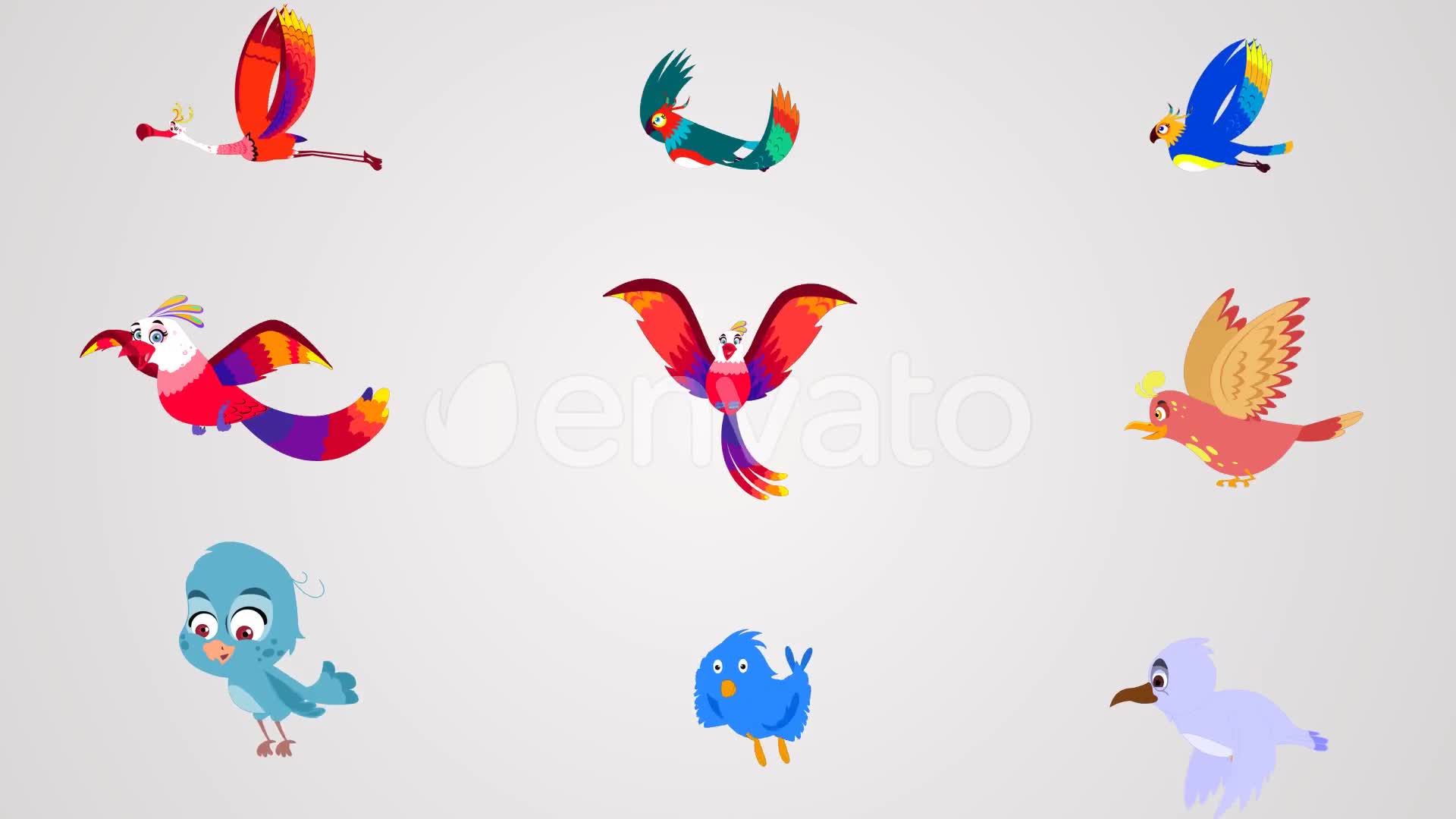 Flying birds Videohive 24631375 After Effects Image 1
