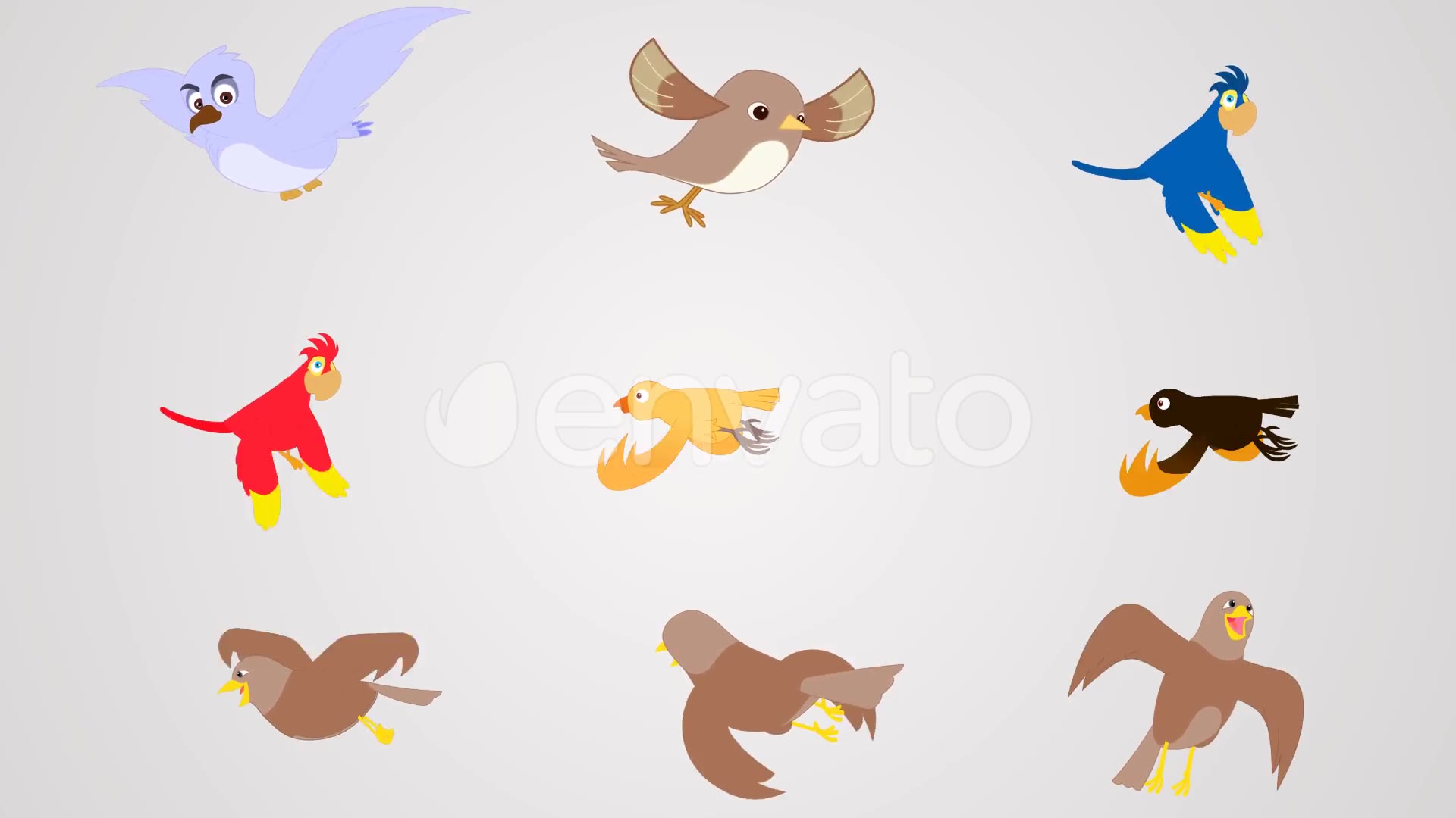 Flying birds Videohive 24631375 After Effects Image 3