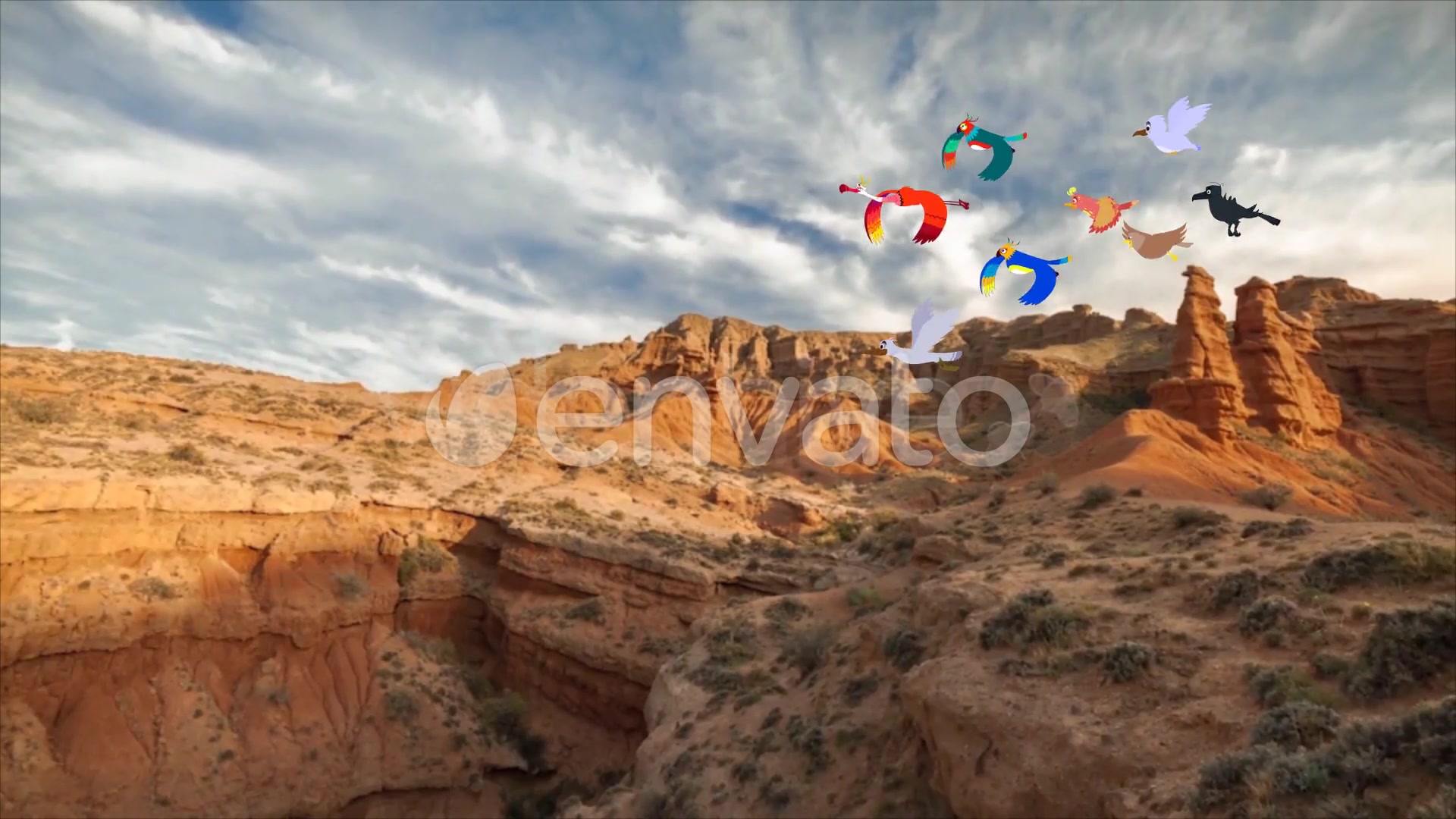 Flying birds Videohive 24631375 After Effects Image 6
