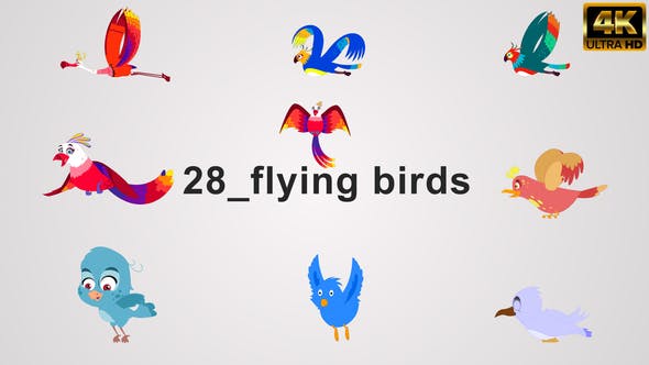 Flying birds - Videohive Download 24631375