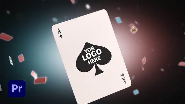 Flying Cards Logo Reveal PREMIERE - 35825941 Download Videohive