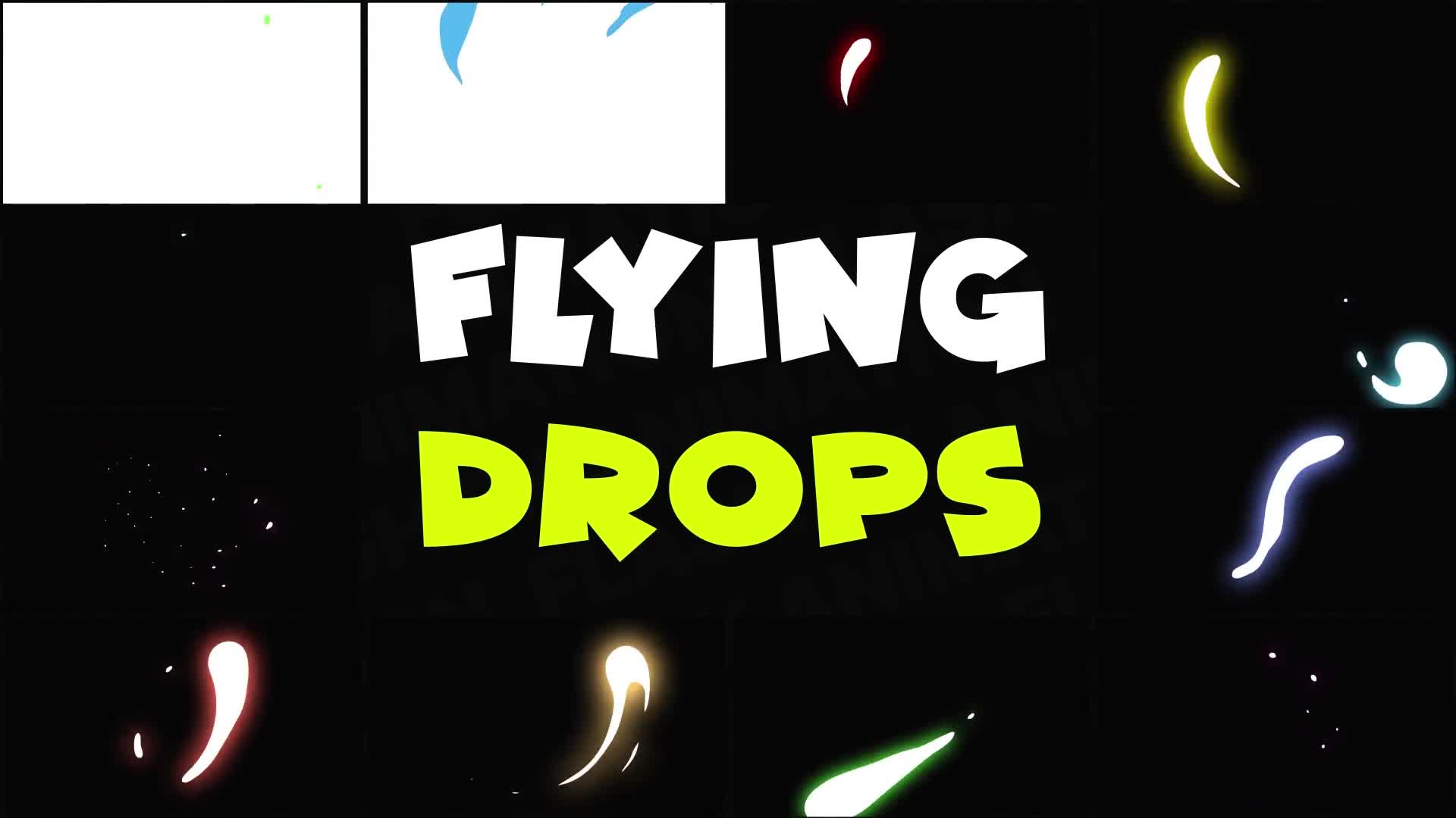 Flying Drops | DaVinci Resolve Videohive 36335557 DaVinci Resolve Image 1