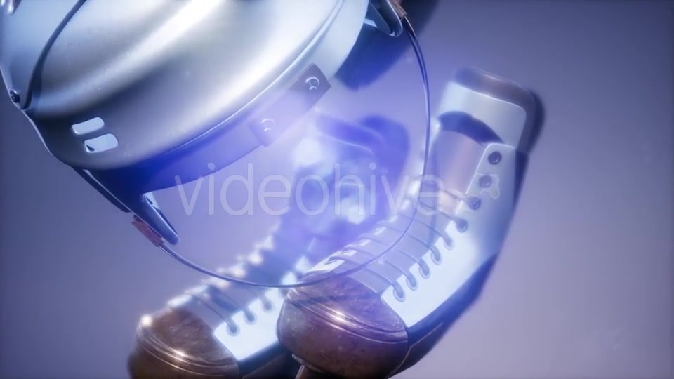 Flying Hockey Puck and Hockey Equipment - Download Videohive 21113299