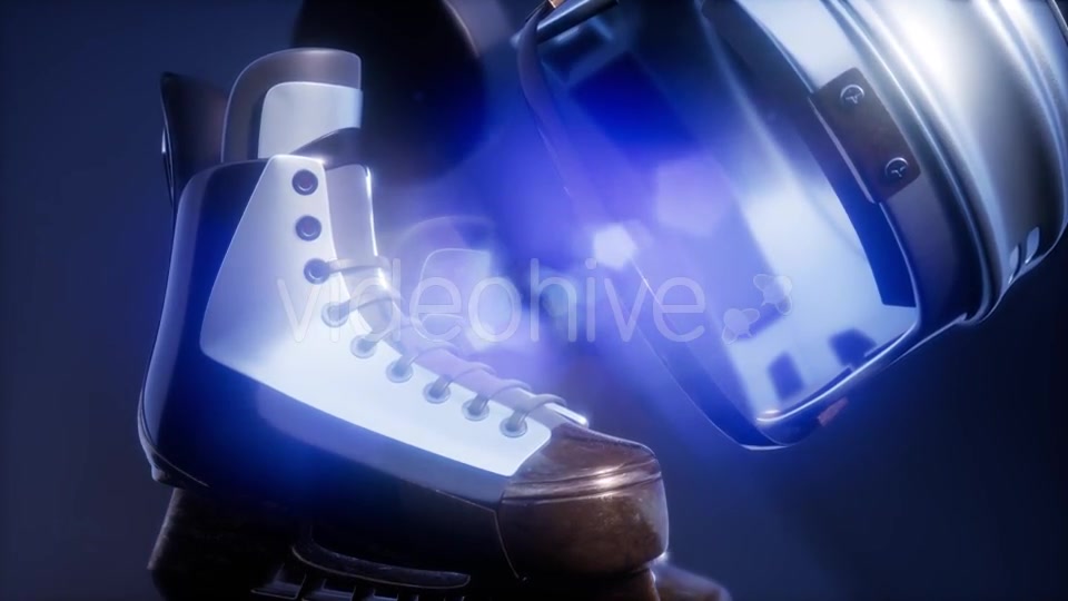 Flying Hockey Puck and Hockey Equipment - Download Videohive 21226372