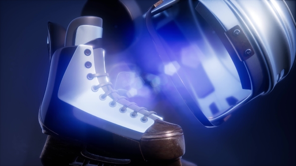 Flying Hockey Puck and Hockey Equipment - Download Videohive 21226372