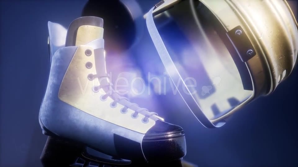 Flying Hockey Puck and Hockey Equipment - Download Videohive 21485869