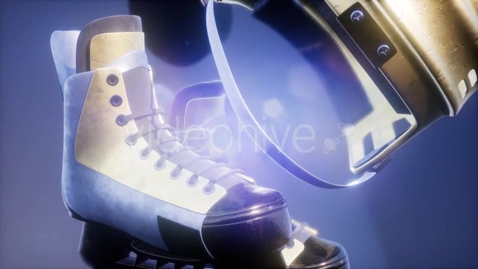 Flying Hockey Puck and Hockey Equipment - Download Videohive 21485869