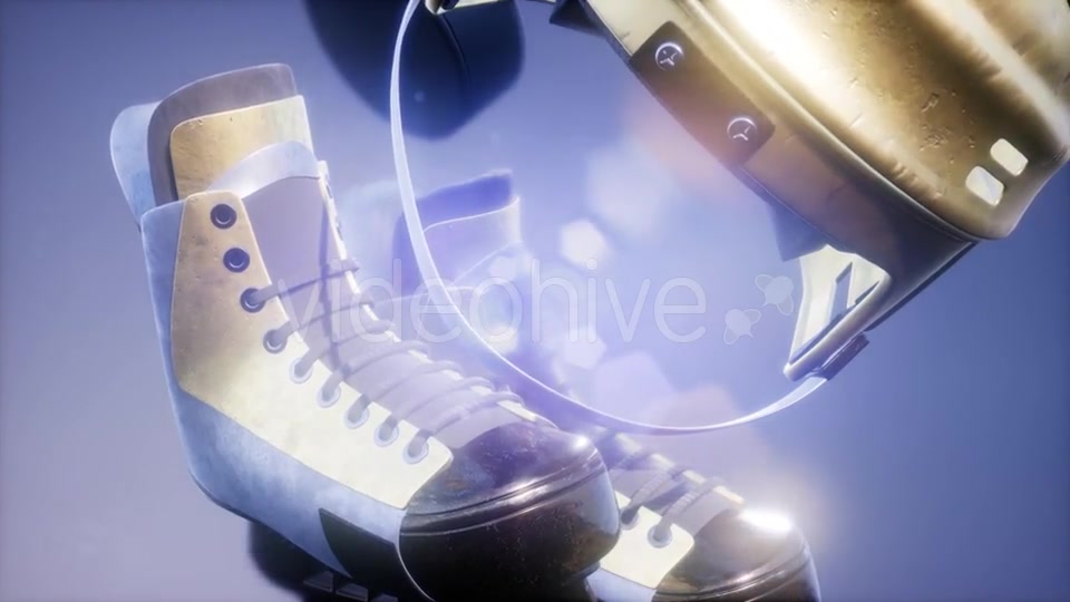Flying Hockey Puck and Hockey Equipment - Download Videohive 21485869