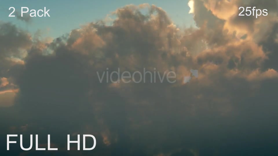 Flying In Clouds 2 Pack Videohive 9564350 Motion Graphics Image 9