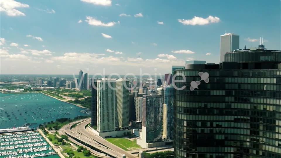 Flying in Downtown Chicago  Videohive 9467693 Stock Footage Image 10