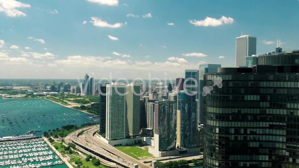 Flying in Downtown Chicago  Videohive 9467693 Stock Footage Image 11