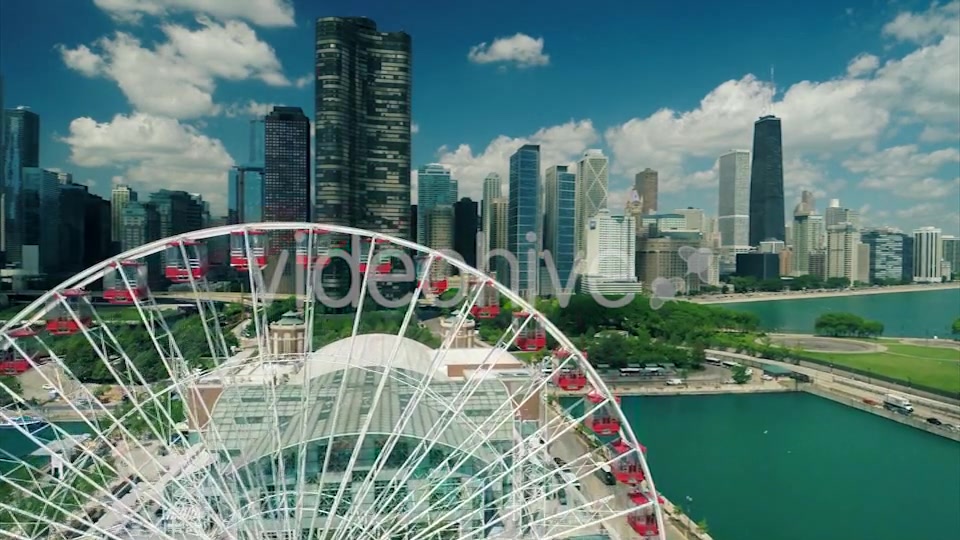 Flying in Downtown Chicago  Videohive 9467693 Stock Footage Image 5