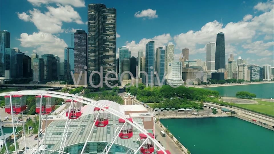Flying in Downtown Chicago  Videohive 9467693 Stock Footage Image 6