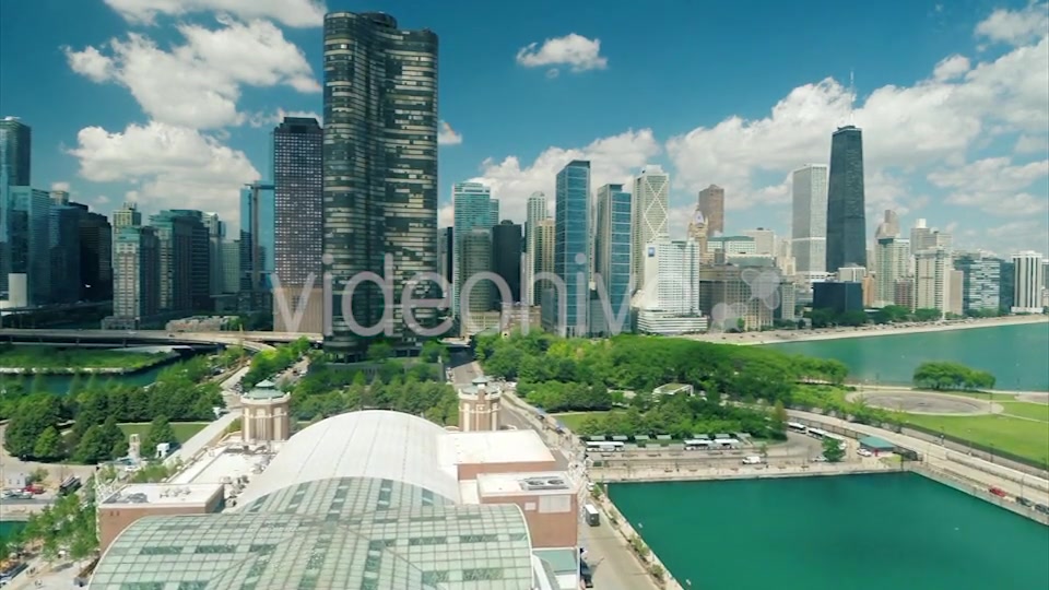 Flying in Downtown Chicago  Videohive 9467693 Stock Footage Image 7