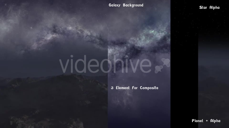 Flying On Planet & Element - Download Videohive 17191350