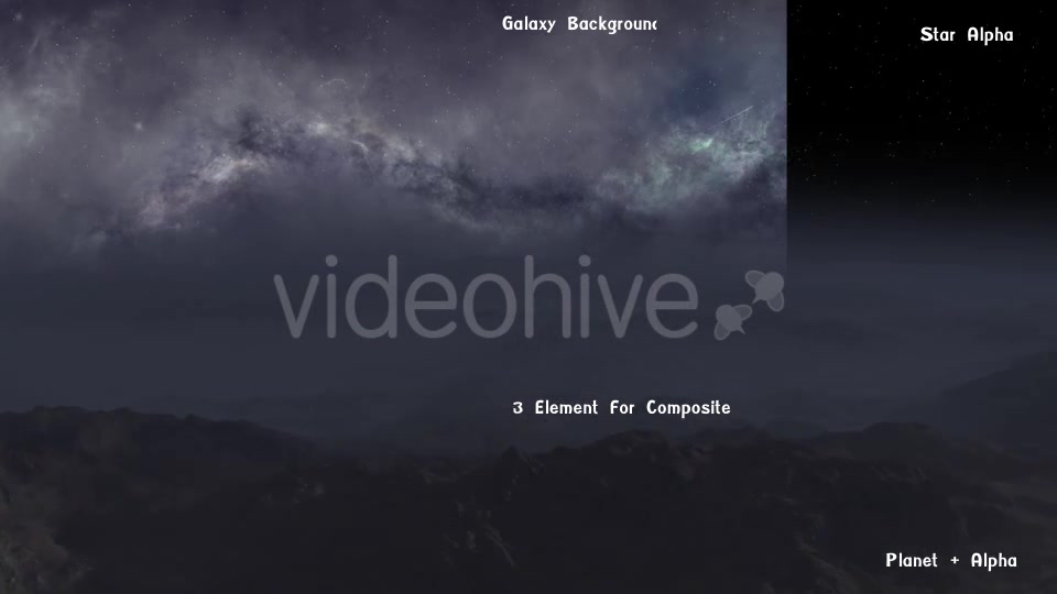 Flying On Planet & Element - Download Videohive 17191350