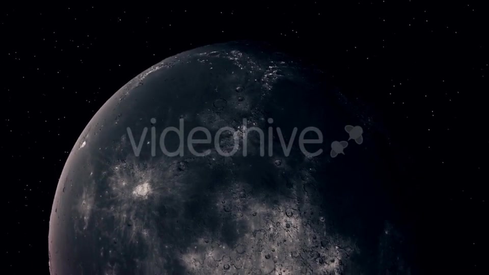 Flying Over the Moon Surface - Download Videohive 21355288