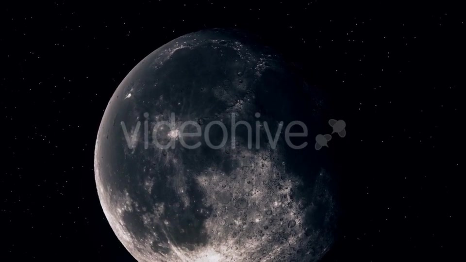 Flying Over the Moon Surface - Download Videohive 21355288