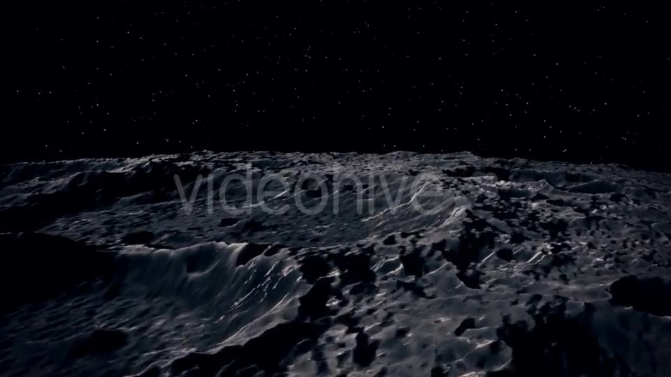 Flying Over the Moon Surface - Download Videohive 21355288