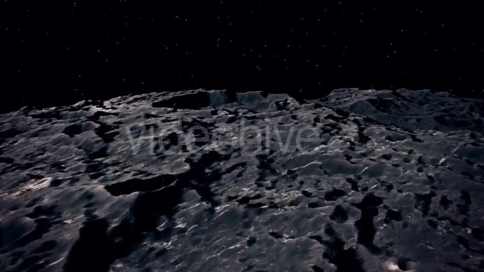 Flying Over the Moon Surface - Download Videohive 21355288