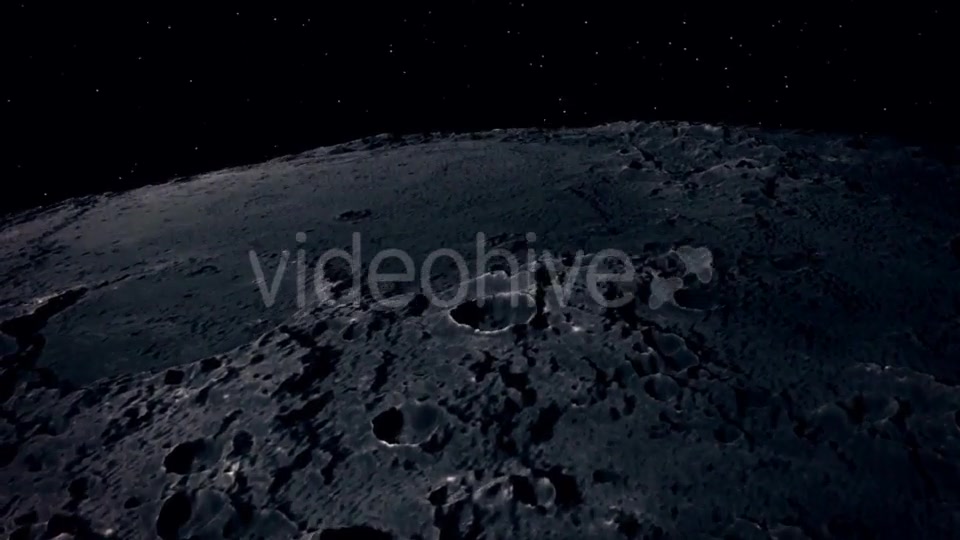 Flying Over the Moon Surface - Download Videohive 21355288