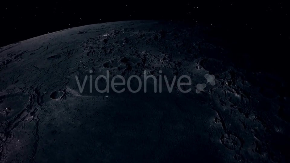 Flying Over the Moon Surface - Download Videohive 21355288