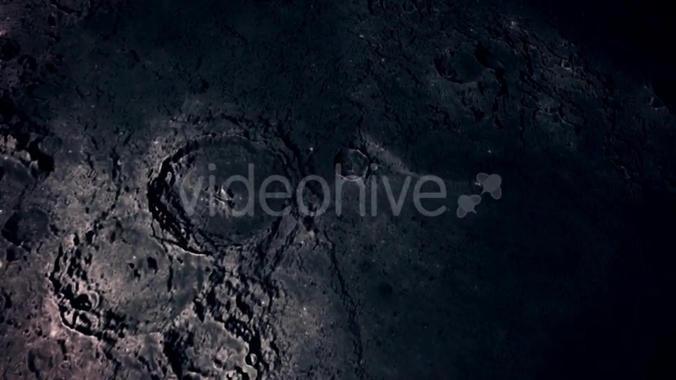 Flying Over the Moon Surface - Download Videohive 21355288