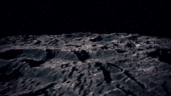 Flying Over the Moon Surface - Download Videohive 21355288