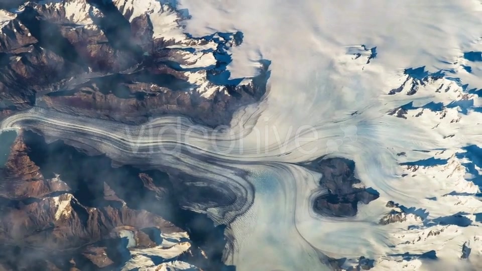 Flying Over the Snow capped Mountains - Download Videohive 21423901