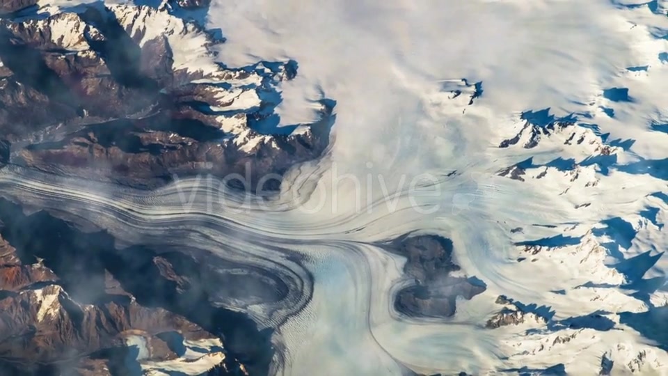 Flying Over the Snow capped Mountains - Download Videohive 21423901