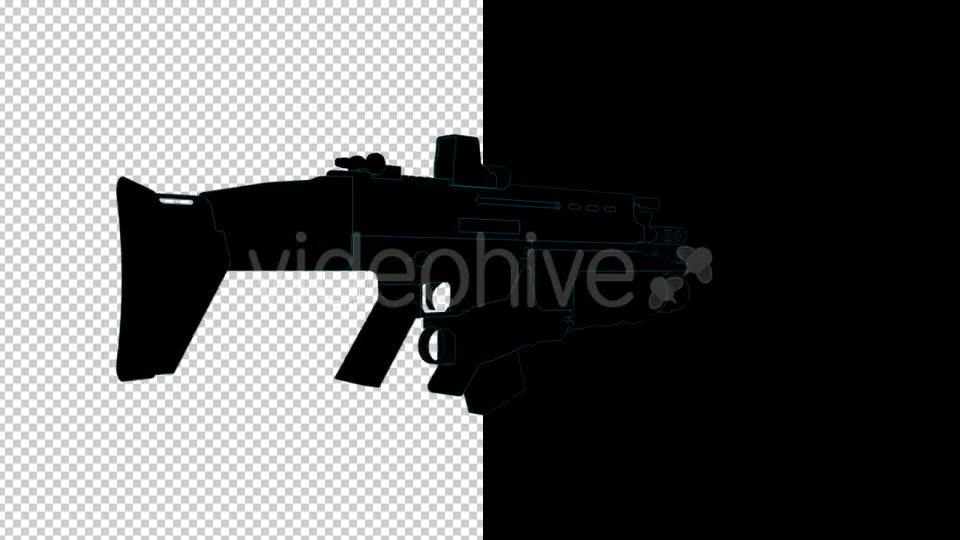 FN Scar 3D Outline - Download Videohive 16874592