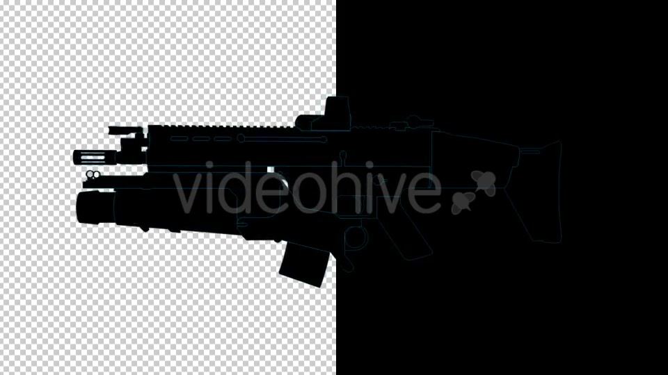 FN Scar 3D Outline - Download Videohive 16874592