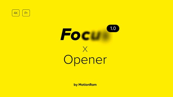 Focus Opener for Premiere Pro | Essential Graphics - Download Videohive 34216839