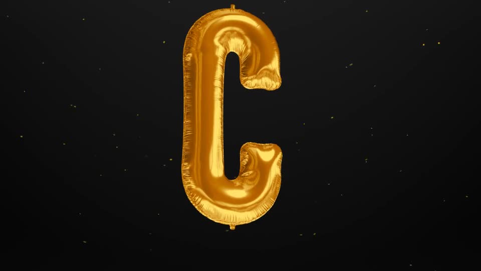 Foil Balloons Alphabet Videohive 21315218 After Effects Image 1
