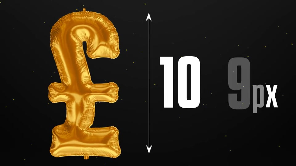 Foil Balloons Currency & Numbers Videohive 21332566 After Effects Image 7