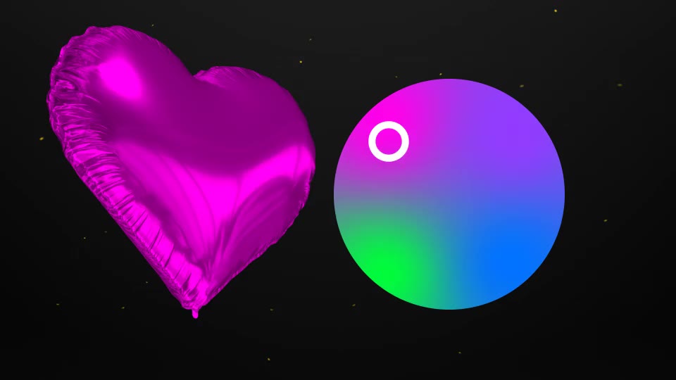 Foil Hearts Balloons Collection Videohive 21359697 After Effects Image 2
