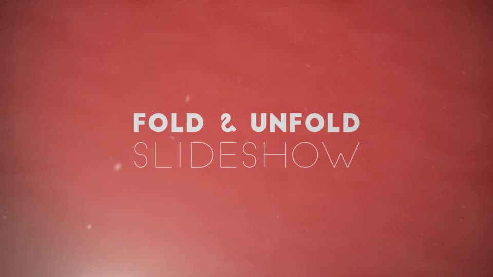 Fold & Unfold Slideshow Videohive 10690495 After Effects Image 1
