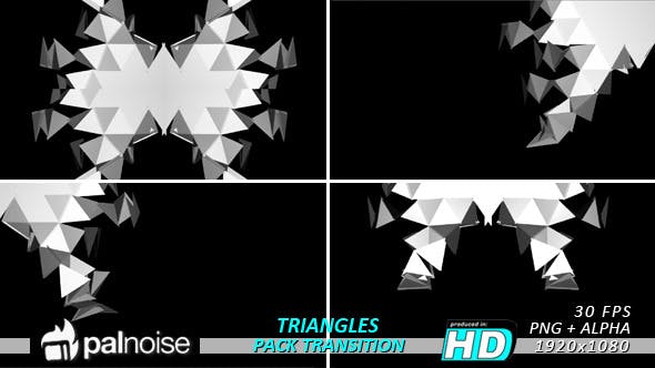 Fold Unfold Triangles Transitions (9 Pack) - Videohive Download 8134667